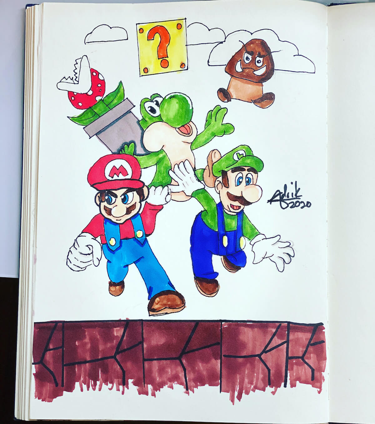 It’s a Me, Mario but with Yoshi and Luigi as well